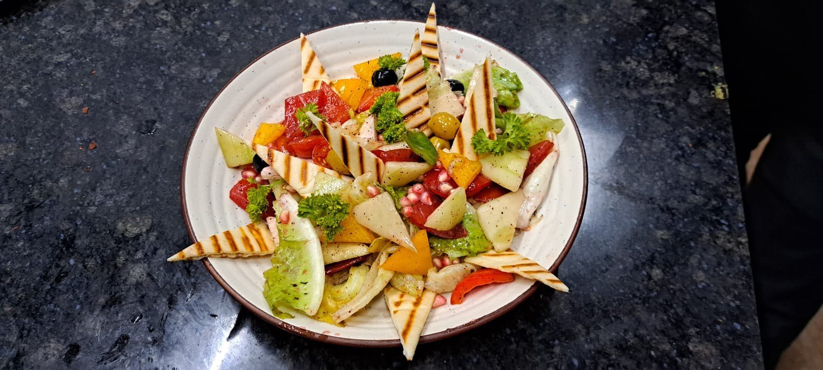 Fresh food prepared for professional service