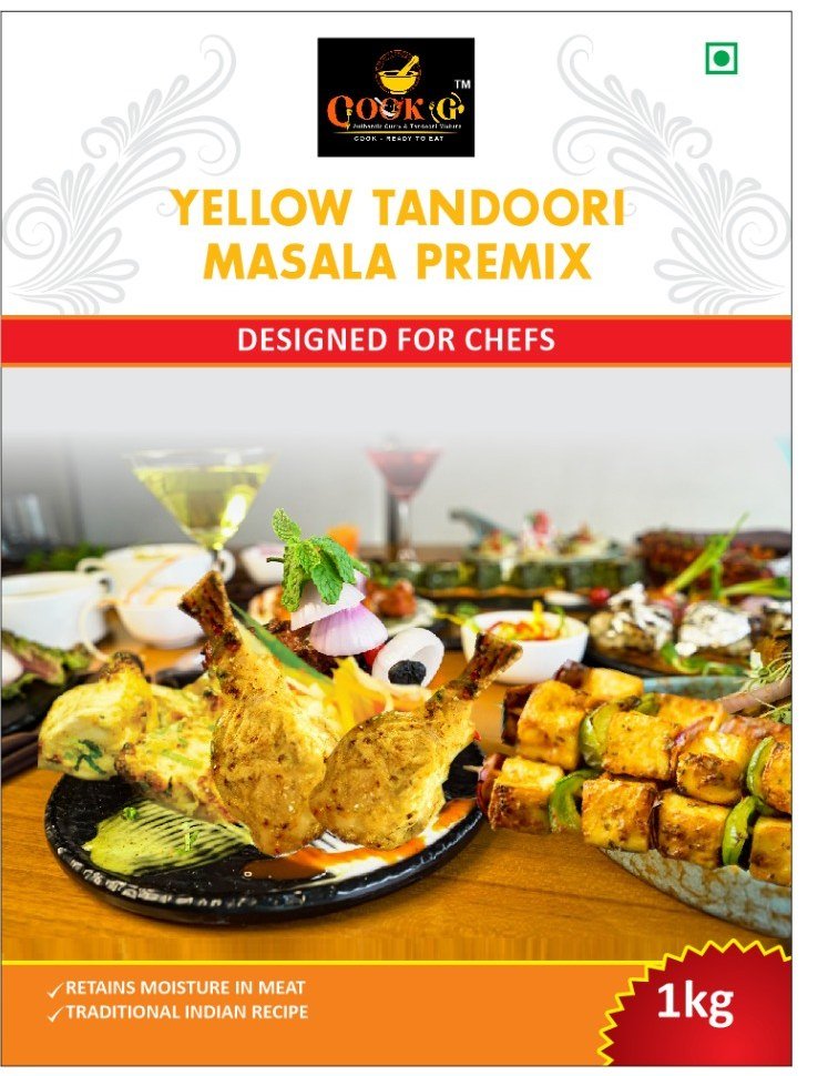 Cook G Yellow Tandoori Masala Premix pack